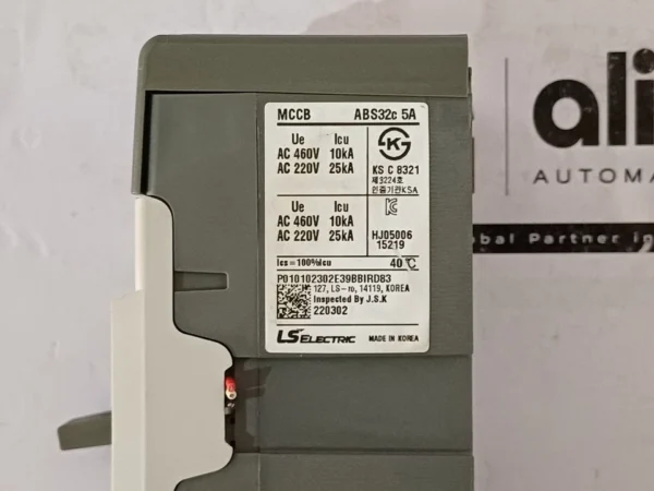 LS Electric Metasol ABS32c 5A 2P Molded Case Circuit Breaker