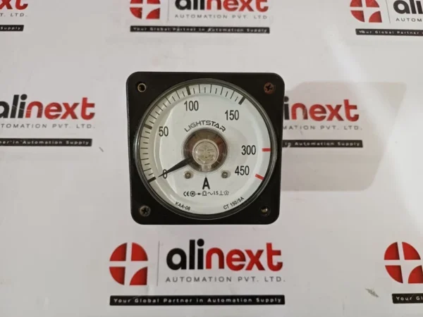 Lightstar Analogue Ammeter 0-450A Panel Meter KAA-08 CT 150 5A