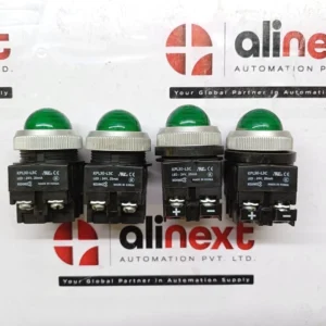 Lot of 4X KOINO KPL30-L3C Green LED Indicator Pilot Light 24V Panel Mount