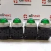 Lot of 4X KOINO KPL30-L3C Green LED Indicator Pilot Light 24V Panel Mount