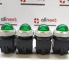 Lot of 4X KOINO KPL30-L3C Green LED Indicator Pilot Light 24V Panel Mount