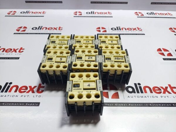 Lot of 7x Hyundai HAC13 Auxiliary Contact Block 1000V 16A 660V AC1