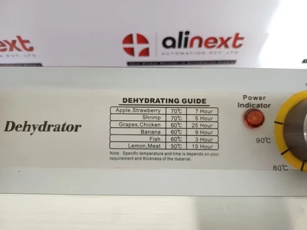 Manual Food Dehydrator With Mechanical Timer 0-12h Temperature Control 43c-90c