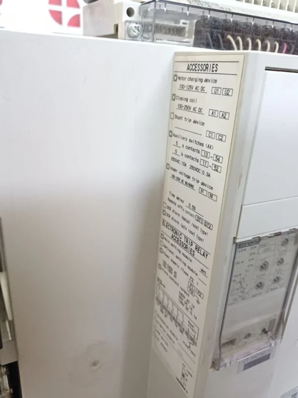 Mitsubishi Electric Low Voltage Air Circuit Breaker AE2500-SW 3-pole 2500 A