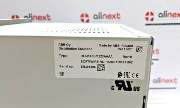 NEW ABB REM545BM223AAAA Machine Terminal REV B (with Orange Terminal Blocks)