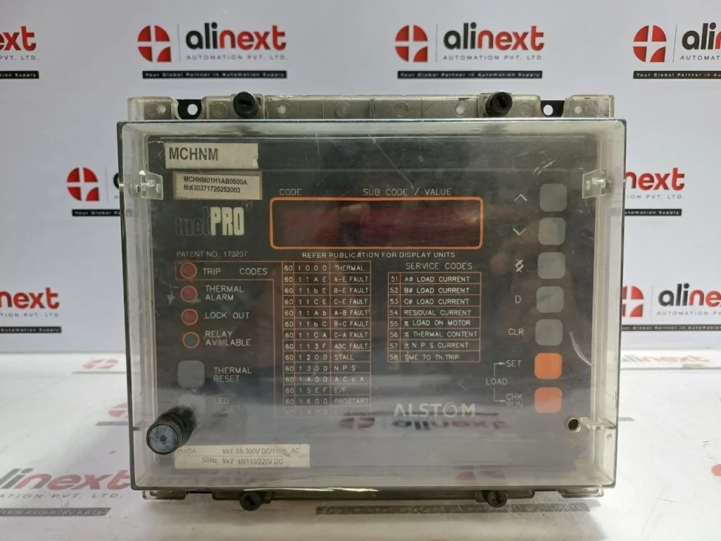 Parts for ALSTOM MOTPRO MCHNM protection relay MCHNM01H1AB0500A