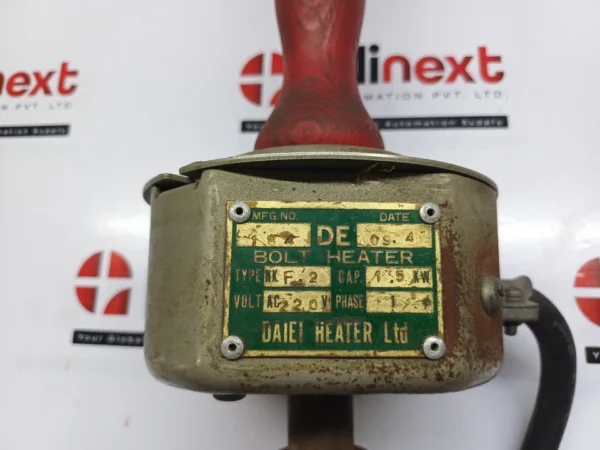Parts for Daiei Heater Ltd DE Bolt Heater NKF-2 1.5kW 220VAC 1 Phase