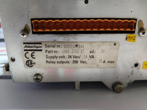 Parts for Elektronikon Atlas Copco 1900 0700 07 Panel Controller
