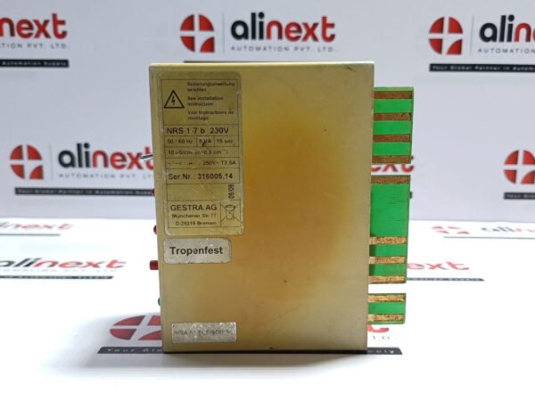 Parts for GESTRA NRS 1-7B 230VAC 50/60H 5VA 15 Sec LEVEL CONTROL SWITCH