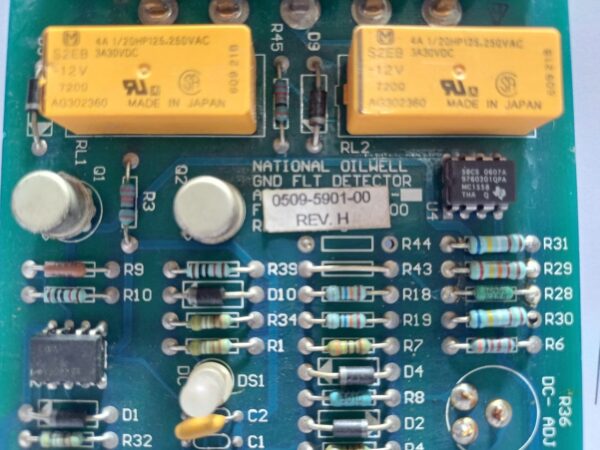 Parts for National Oilwell Gnd Flt Detector 0509-5901-00 Revision H YW1515A