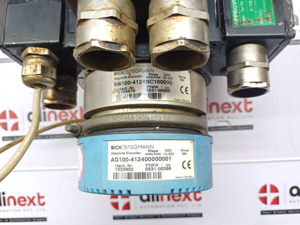 Parvex Brushless Servo Motor LS620ELR2408 with SICK Stegmann AG100-412400000001