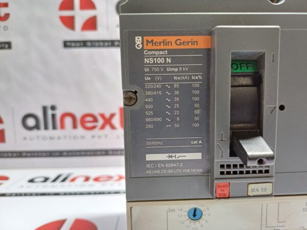 Schneider electric ns100n-50a-3p circuit breaker ns100n