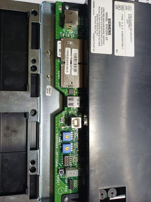 Siemens FCM2041-U3 Cerberus PRO Modular Operator Interface A6V11231630