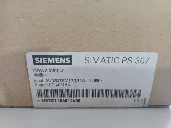 Siemens SIMATIC PS 307 Power Supply 6ES7307-1EA01-0AA0 24V 5A