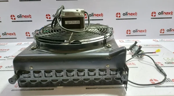 Square Axial Fan with ELCO N 25-40/1310 Motor 230/240V~50/60Hz 0.47A