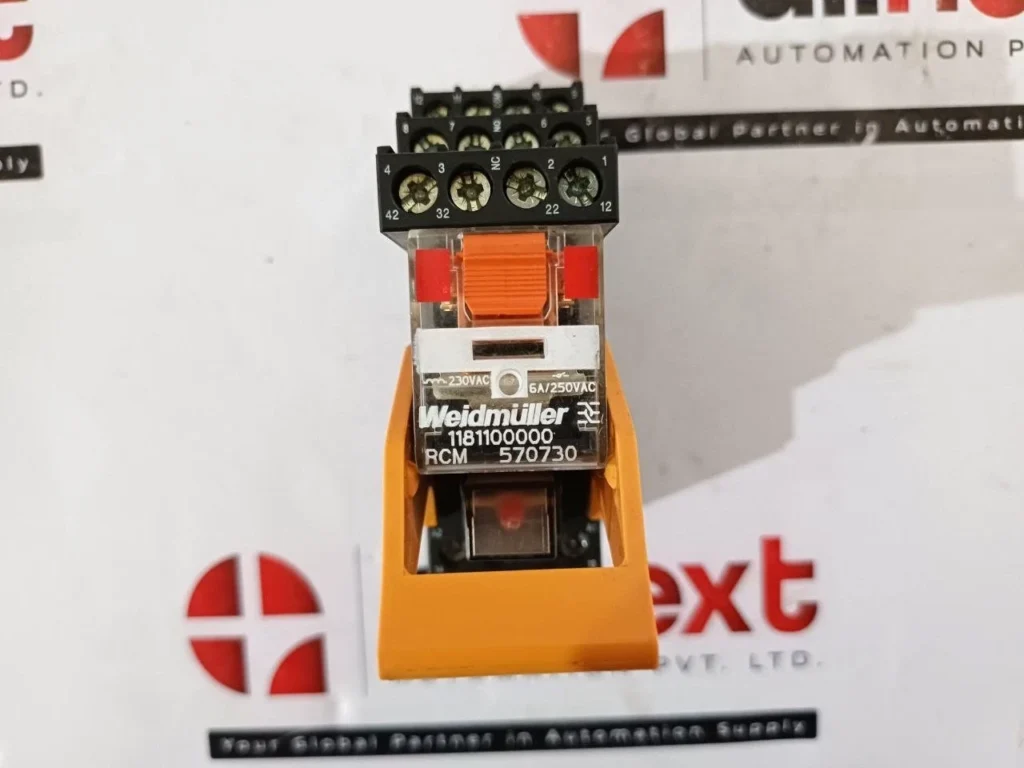 Weidmüller 1181100000 RCM Relay 230V AC Coil 6A 250V Contact