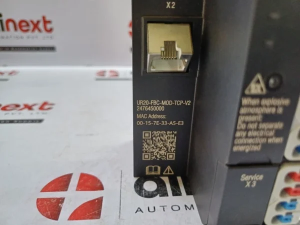 Weidmüller UR20-FBC-MOD-TCP-V2 Modbus TCP Fieldbus Coupler