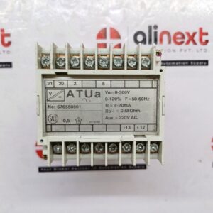 SACI ATUa Measuring Voltage Transducer 676550801 0-300V 4-20mA 50-60Hz 220V AC