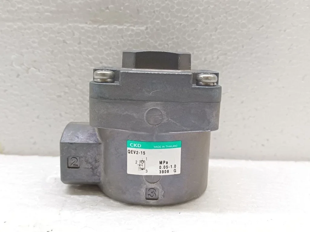 CKD QEV2-15 Quick Exhaust Valve Pneumatic Air Valve 0.05–1.0 MPa