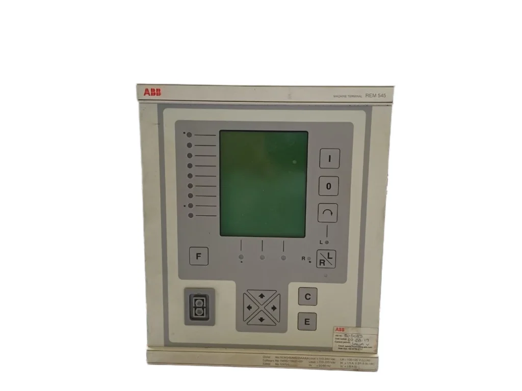 ABB REM545AM223AAAA Substation Automation Protection Relay Panel Rev A1