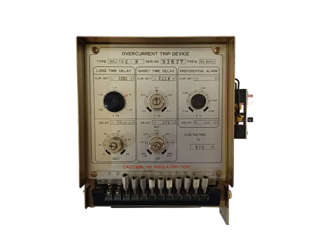 AOJ-1SC-B Overcurrent Trip Device Protection Relay 870A 50-60Hz