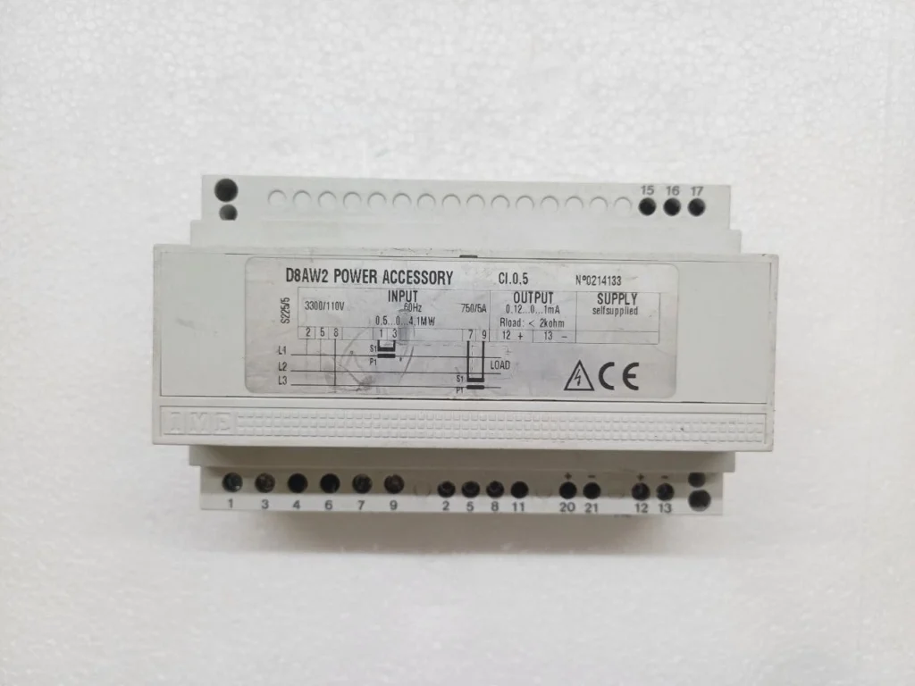 IME D8AW2 Power Accessory Transducer 0–1mA Output 3300/110V 750/5A DIN Rail