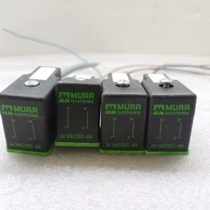 Lot of 4X Murr Elektronik 24VAC/DC 4A Interface Relay Modules 334720 67315