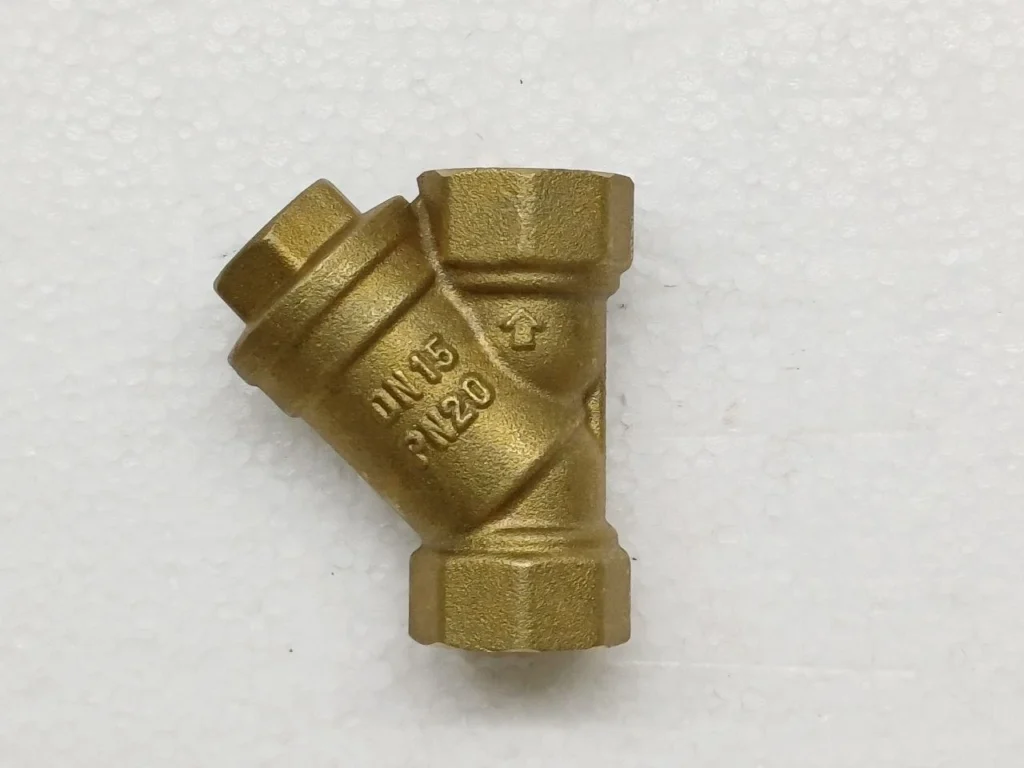 Brass Y-Strainer Filter Valve 1/2" DN15 PN20 Mesh Inline Water Oil