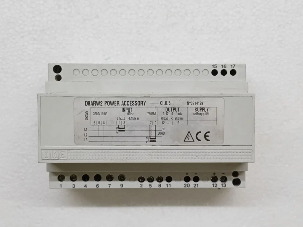 IME D8ARW2 Power Accessory Transducer 0,12–0–1mA Output 3300/110V 750/5A