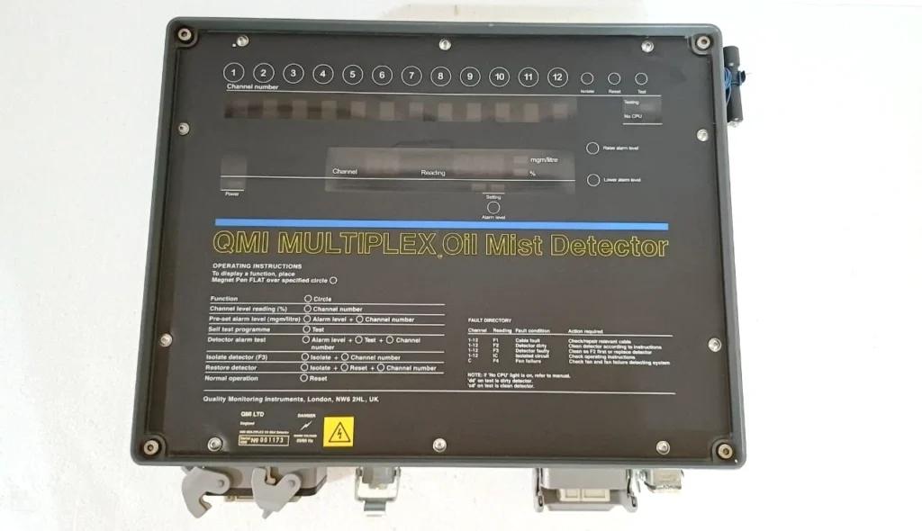 QMI Multiplex Oil Mist Detector 12 Channel Control Unit 001173